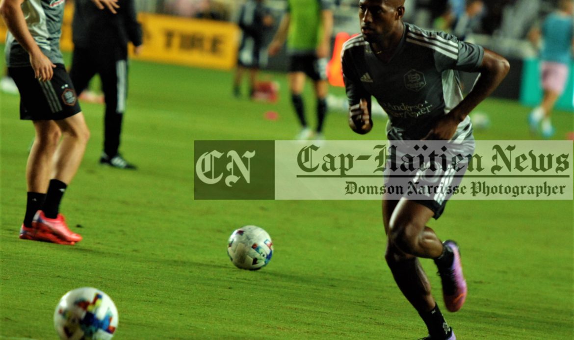 Foot-MLS:Fafa Picault, une vitrine pour Haïti à côté de Lionel Messi à Miami.