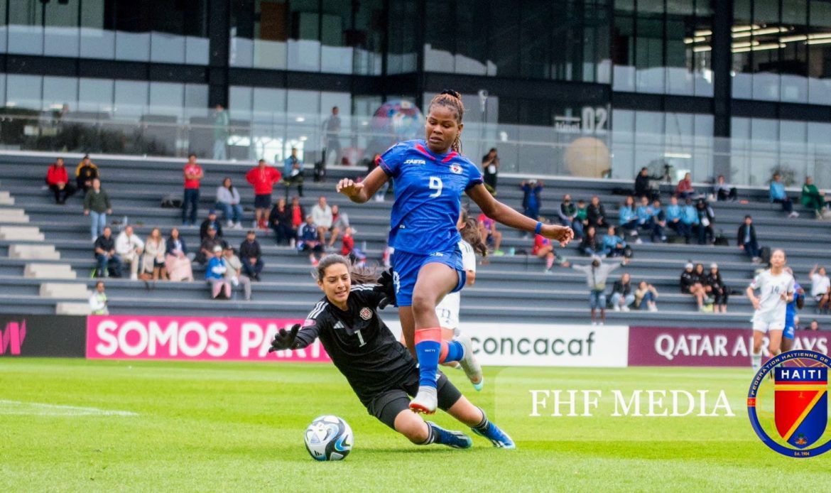Lourdjina Étienne et ses coéquipières ont propulsé Haïti en demi-finale du championnat d’Amérique du Nord, Centrale et Caraïbe féminin de football U17 2024.