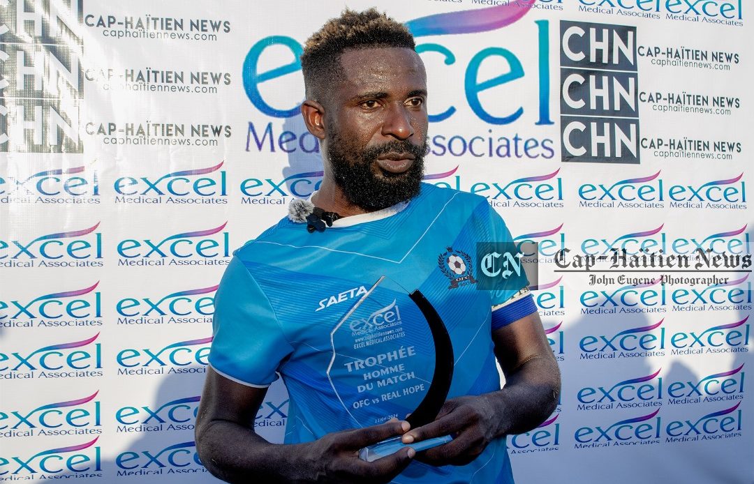 Championnat national spécial de D1: Attaquant de l&rsquo;OFC  Roubens Philogène dit Paloulou élu homme du match