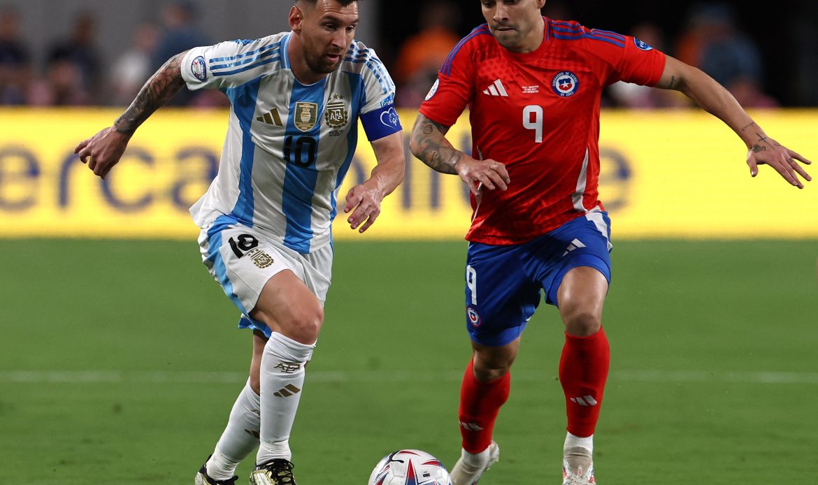 L&rsquo;Argentine s&rsquo;est imposée sur le fil face au Chili et a assuré sa qualification pour les quarts de finale de la Copa America 2024
