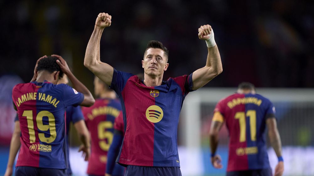 Football – LIGA : Le derby catalan entre le FC Barcelone et l’Espanyol de Barcelone largement dominé par le FC Barcelone.